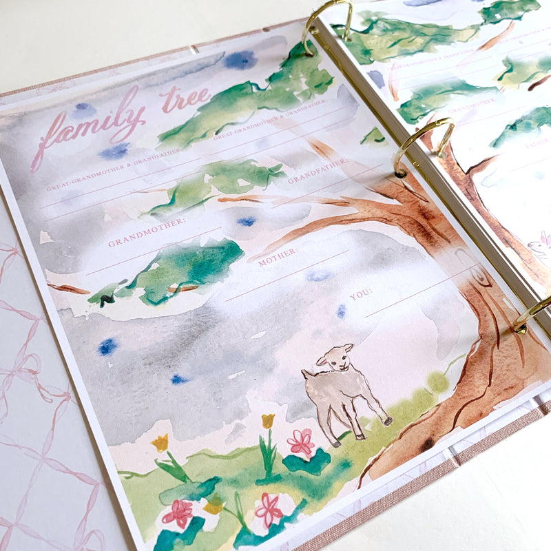 "Our Baby" Memory Book - Pink - Born Childrens Boutique