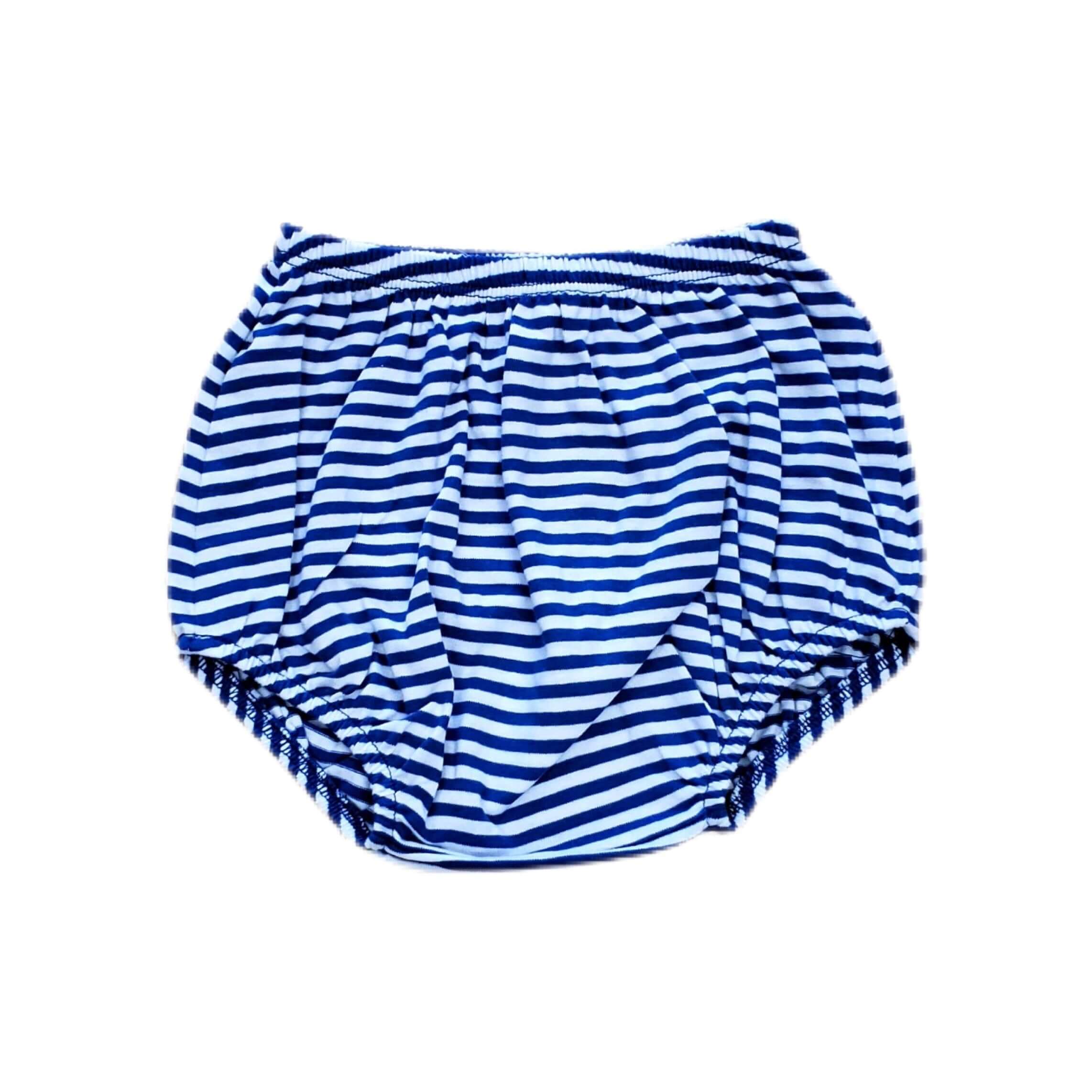 Boy Diaper Cover Royal Stripe - Born Childrens Boutique