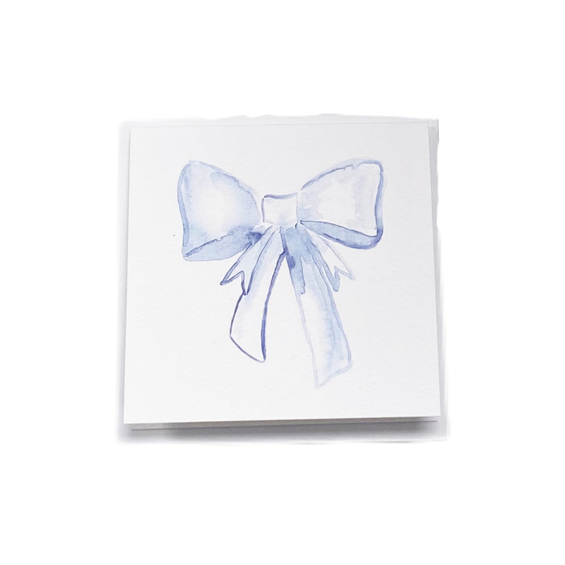 Blue Bow Enclosure Cards - Born Childrens Boutique