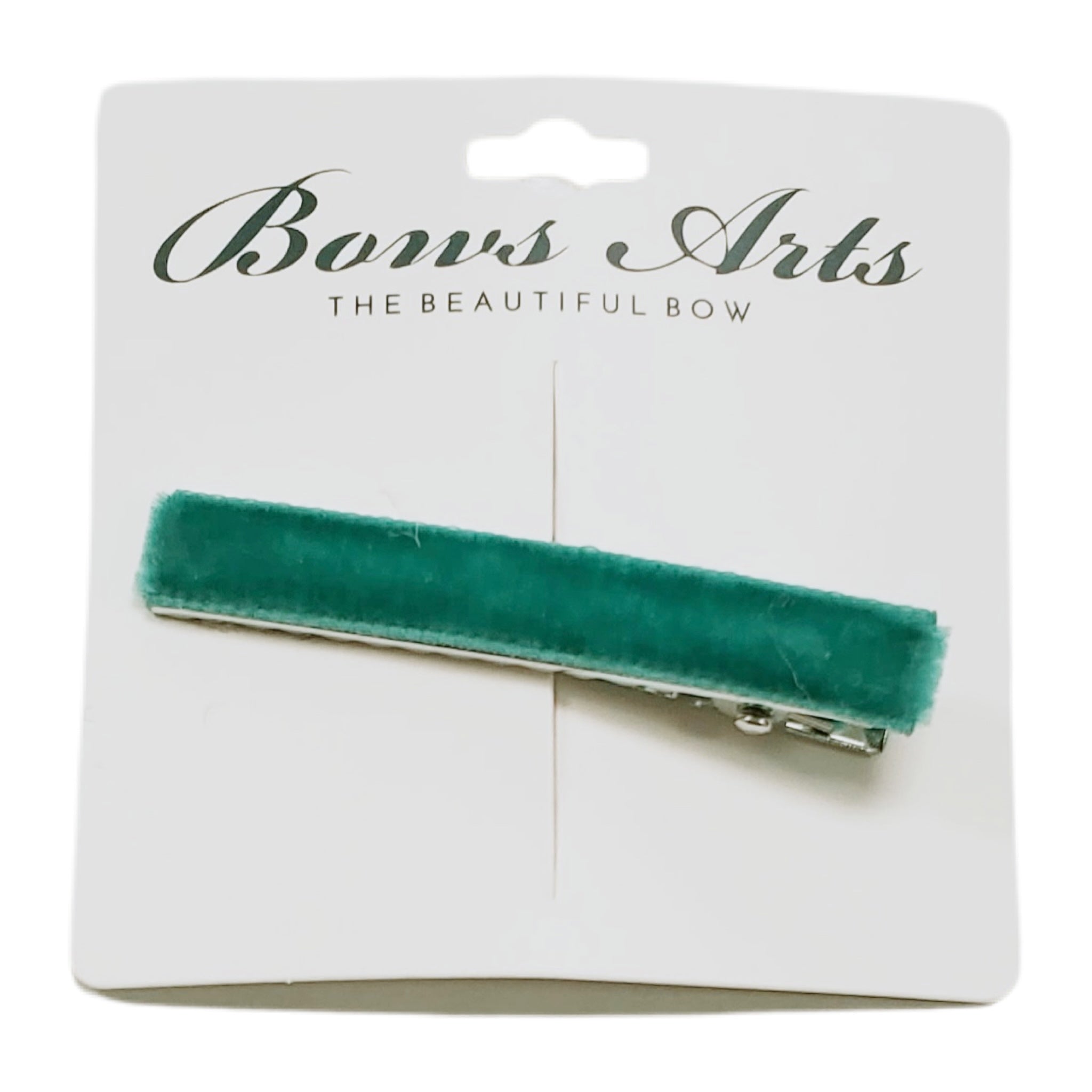Velvet Bar Teeth Clip, Teal - Born Childrens Boutique