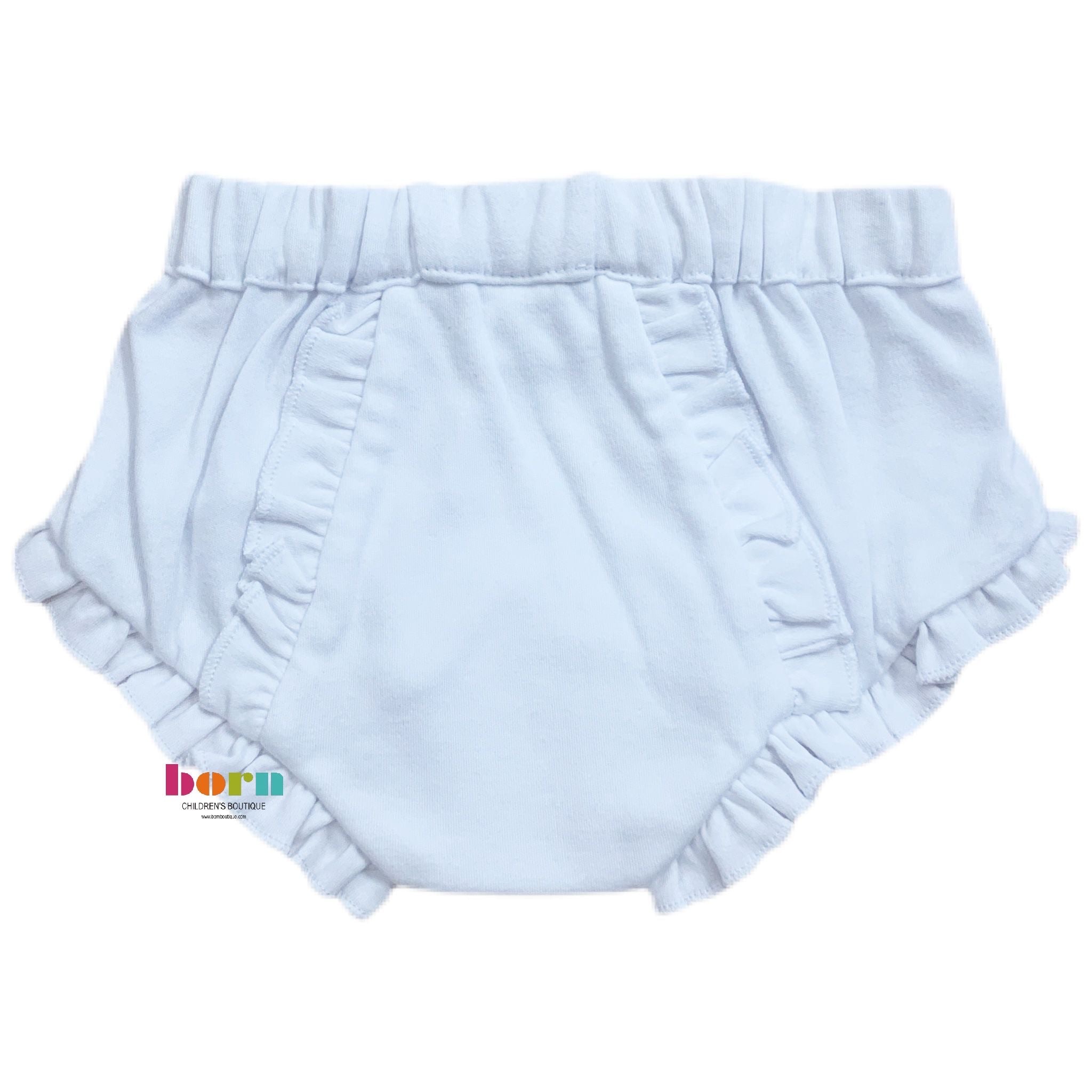 White Knit Bloomer - Born Childrens Boutique
