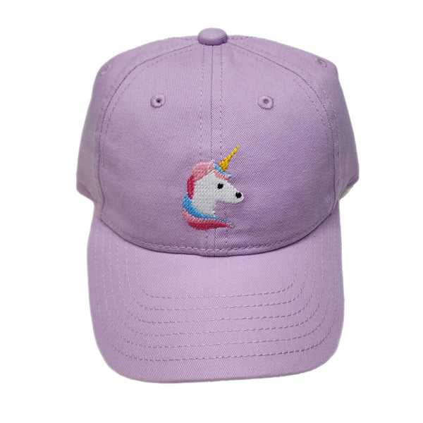 Kids Baseball Hat, Unicorn on Lavender - Born Childrens Boutique