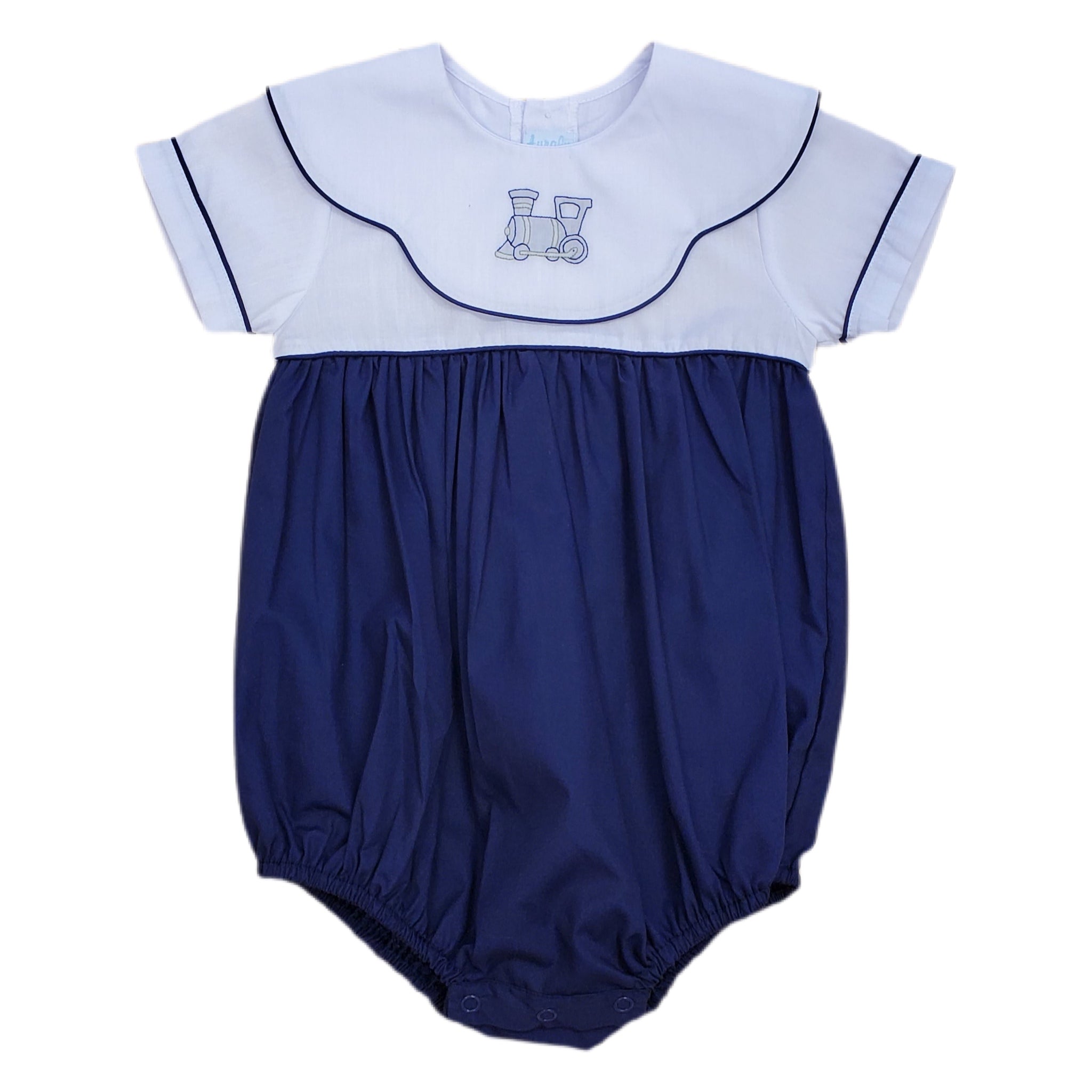 Bubble Navy/White Train - Born Childrens Boutique