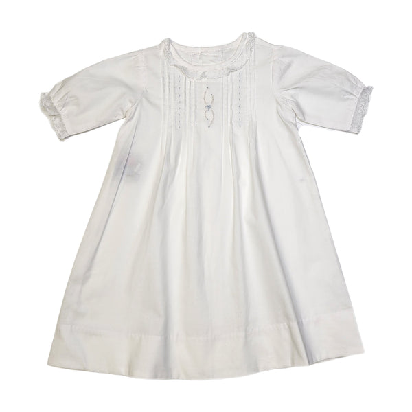 Baby Sen White Barrett Boy Daygown - Born Childrens Boutique