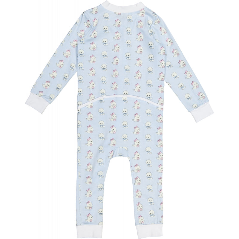 Sal & Pimenta Glowing Ghosts Baby Boy Pajama - Born Childrens Boutique