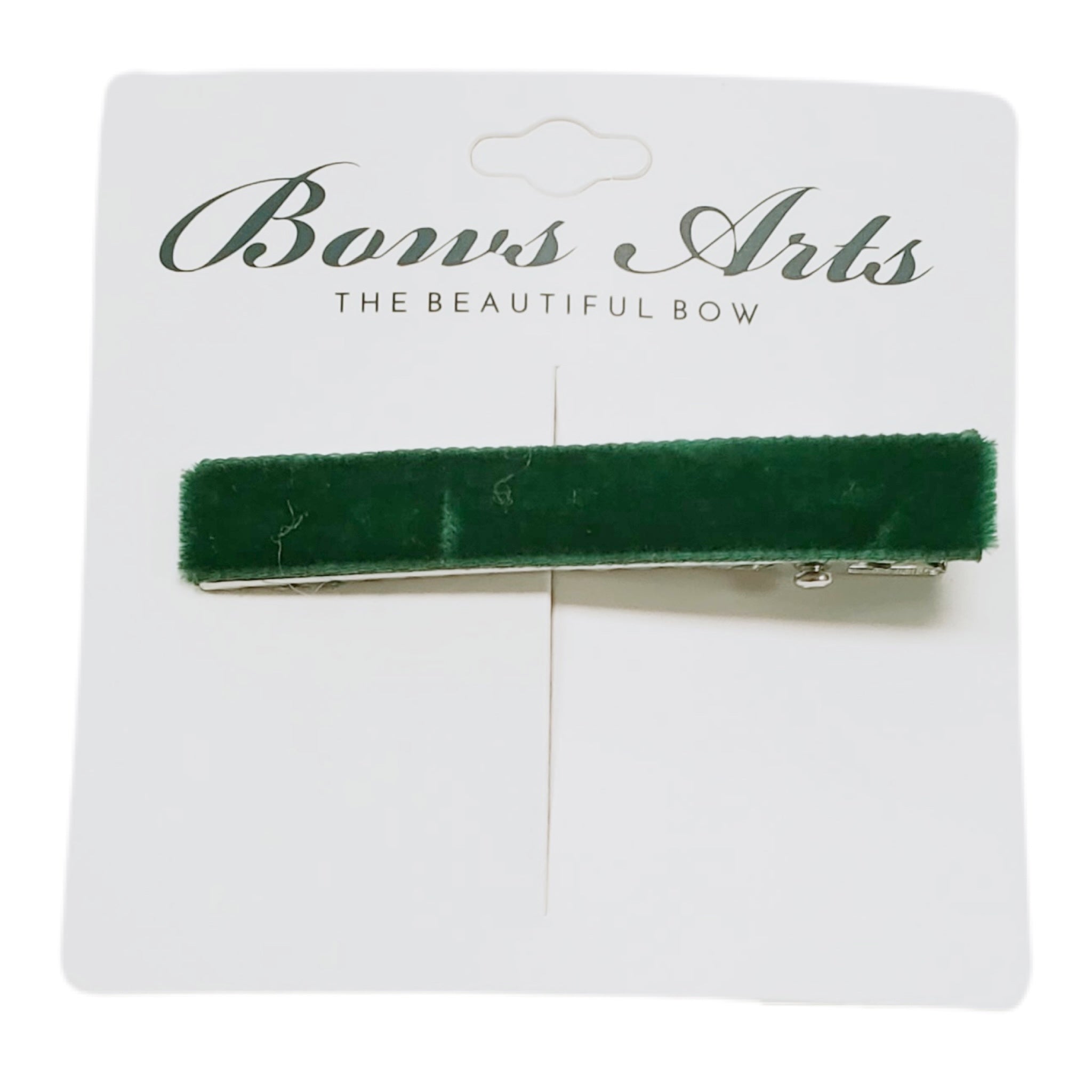 Velvet Bar Teeth Clip, Forest - Born Childrens Boutique