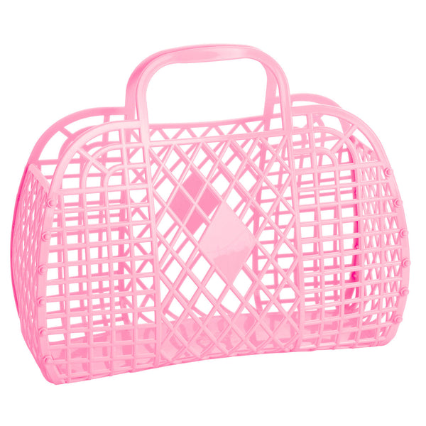 Retro Basket-Large, Bubblegum Pink - Born Childrens Boutique
