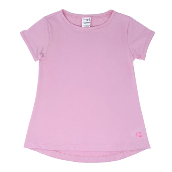 Pre-Order Set Athleisure Bridget Basic T - Light Pink - Born Childrens Boutique