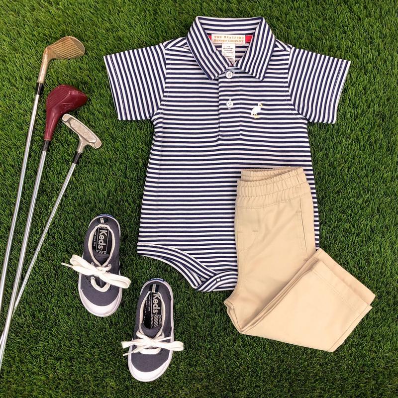 Sheffield Pants-Keeneland Khaki - Born Childrens Boutique