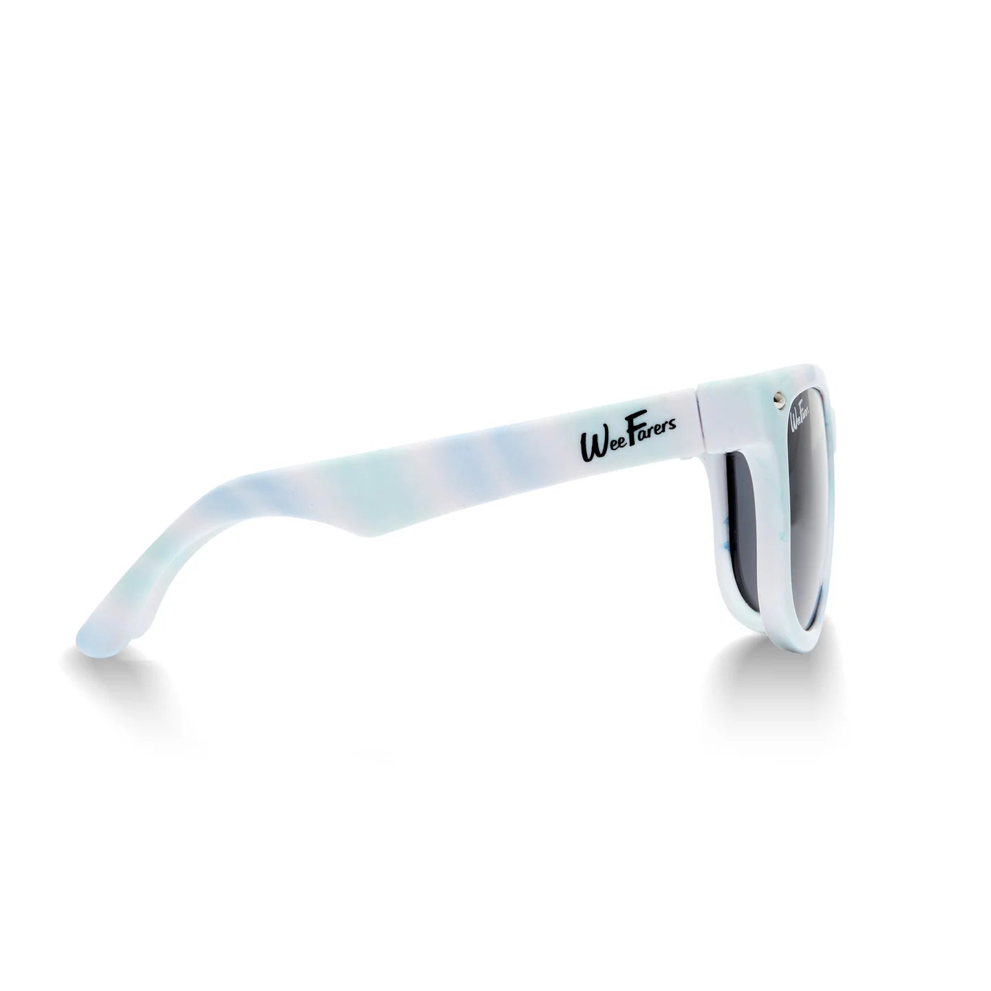 Polarized WeeFares, Tie Dye Blue-Green - Born Childrens Boutique