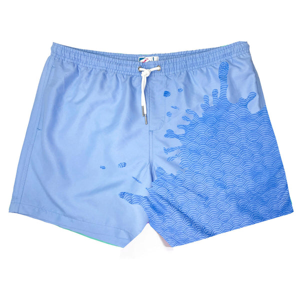 Blue to Waves Trunks - Born Childrens Boutique