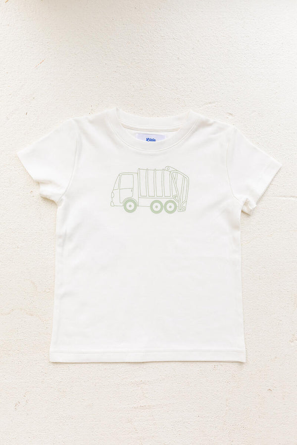 Short Sleeve Tee - Recycle Truck - Born Childrens Boutique