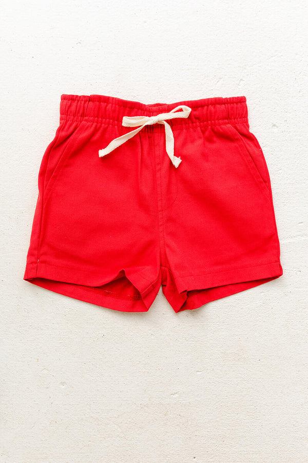 James Shorts - Red - Born Childrens Boutique