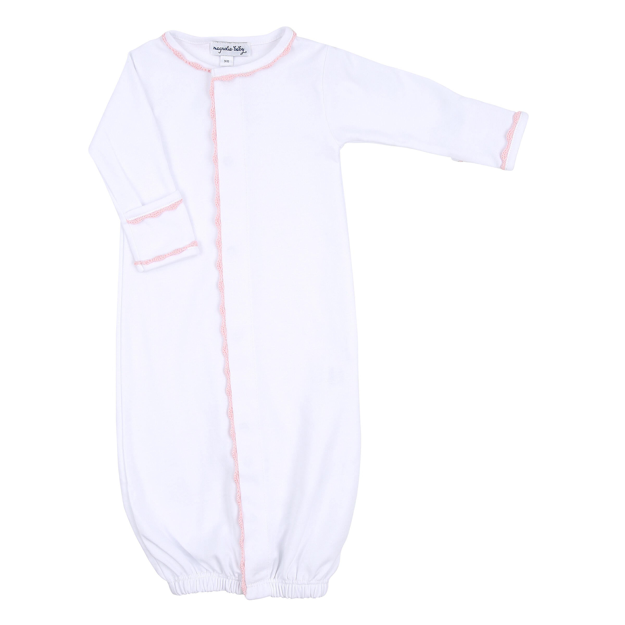 Baby Joy Pink Crochet Trim Converter - Born Childrens Boutique