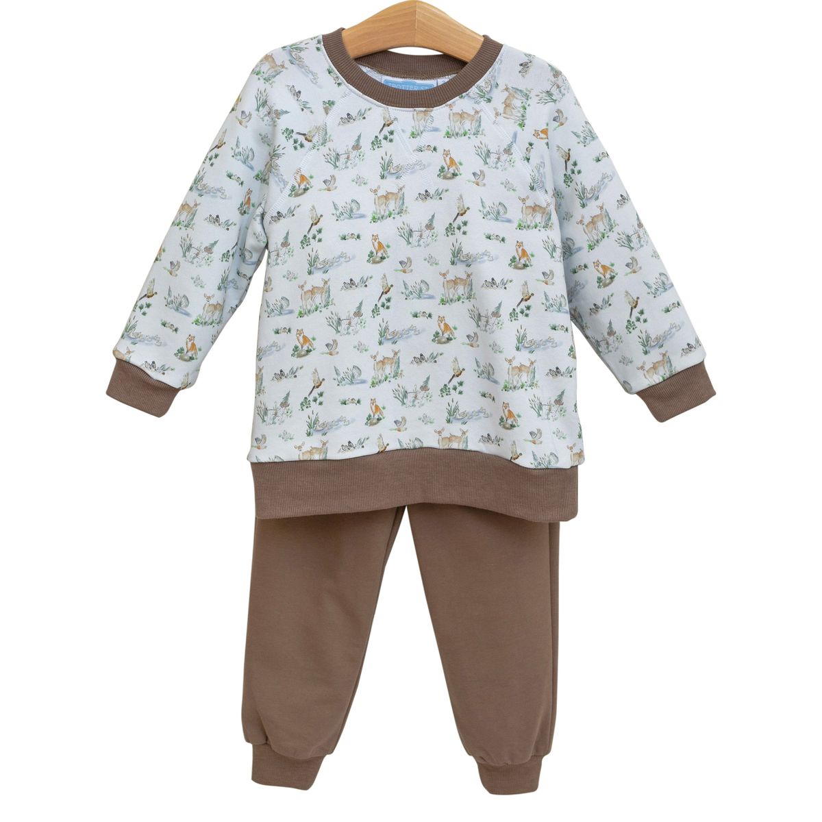 Woodland Friends French Terry Set - Born Childrens Boutique