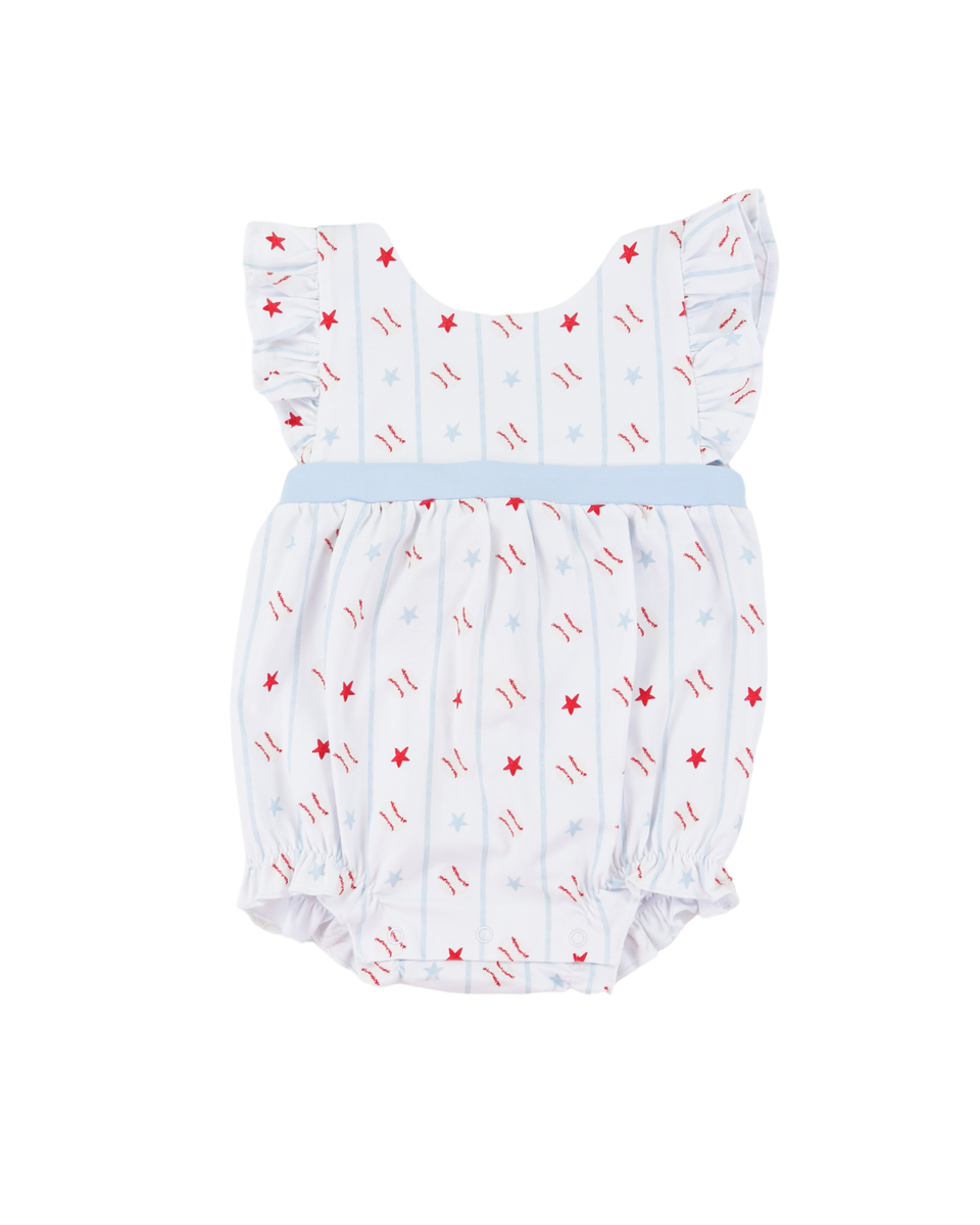 Little League Frannie Flutter Bubble - Born Childrens Boutique