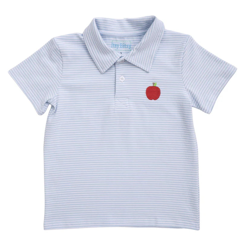 Stripe Apple Polo
