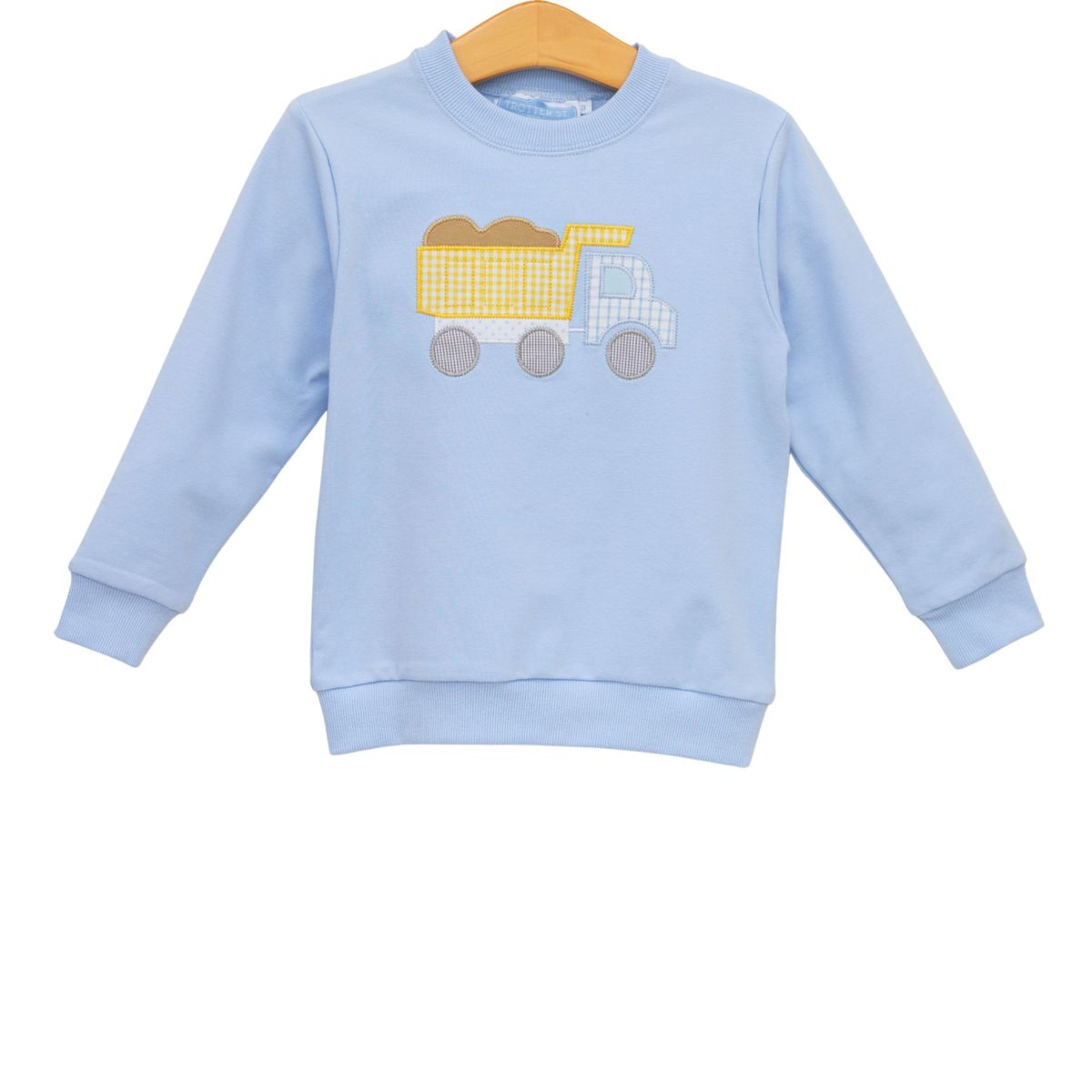 French Terry Pullover - Dump Truck - Born Childrens Boutique