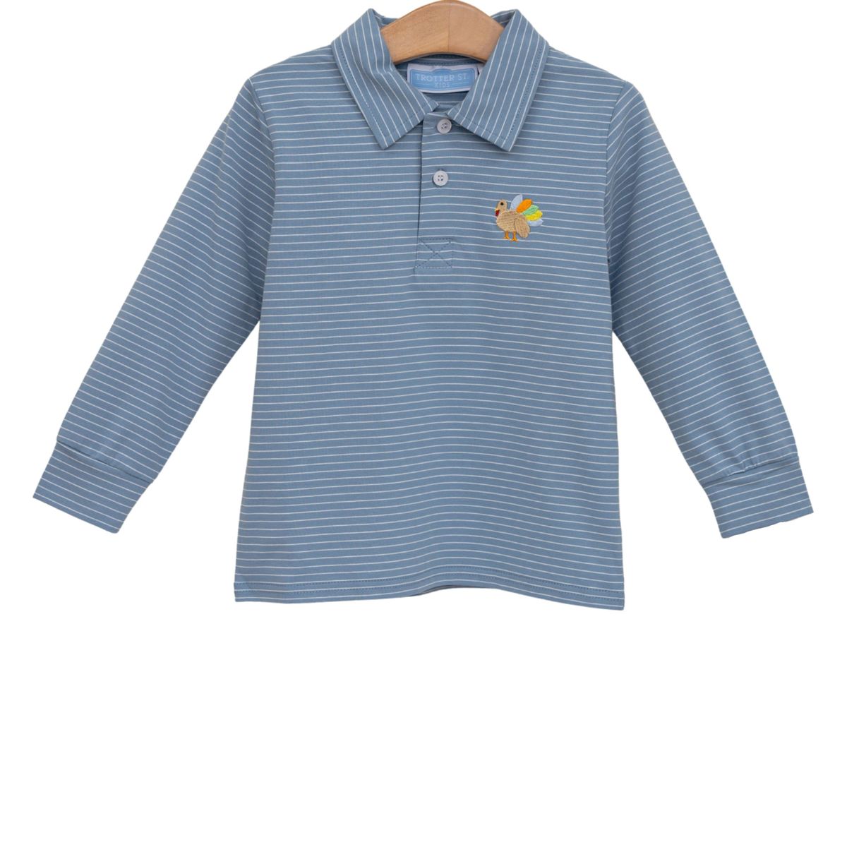 Turkey LS Polo - Born Childrens Boutique