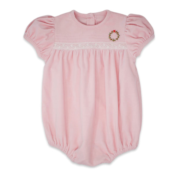 Pre-Order Honeysuckle Bubble - Pink Velvet Wreath - Born Childrens Boutique