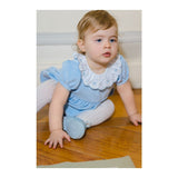 Pre-Order Blush Corduroy Blue Romper - Born Childrens Boutique