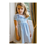 Pre-Order Blush Corduroy Blue Dress - Born Childrens Boutique