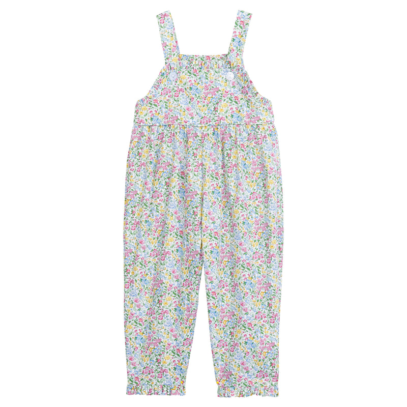 Ruffled Overall - Green Gables Floral - Born Childrens Boutique