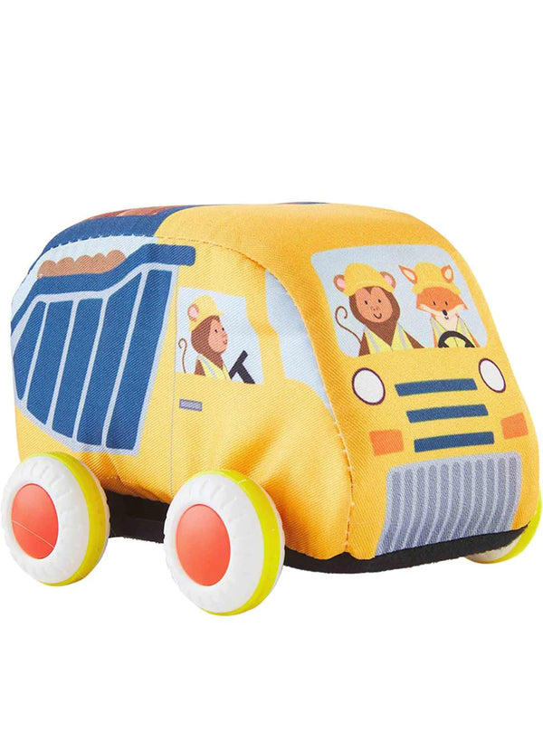 Dump Truck Plush Pull Back Car - Born Childrens Boutique