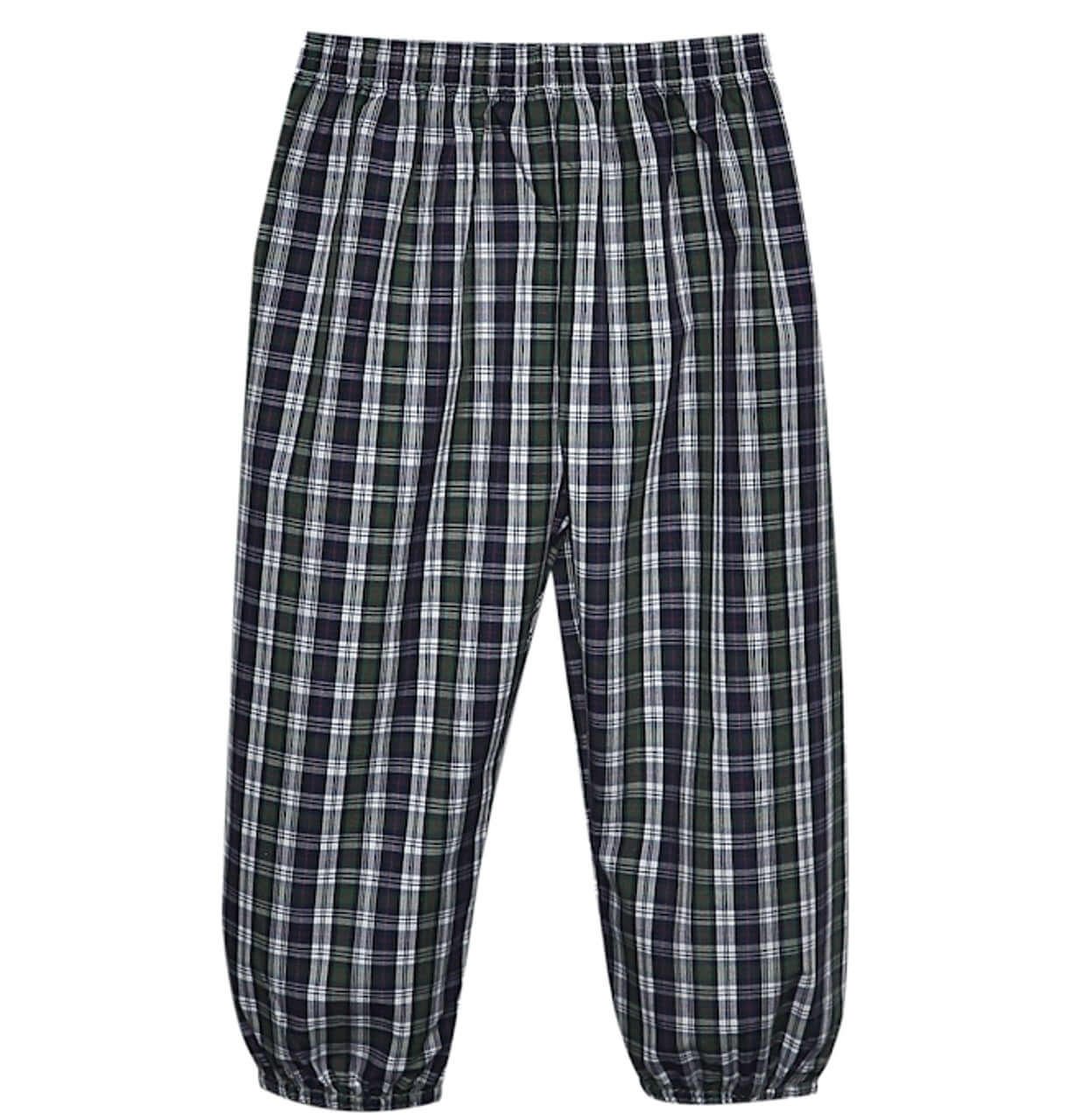 Wesley Elastic Pant - Navy Plaid - Born Childrens Boutique