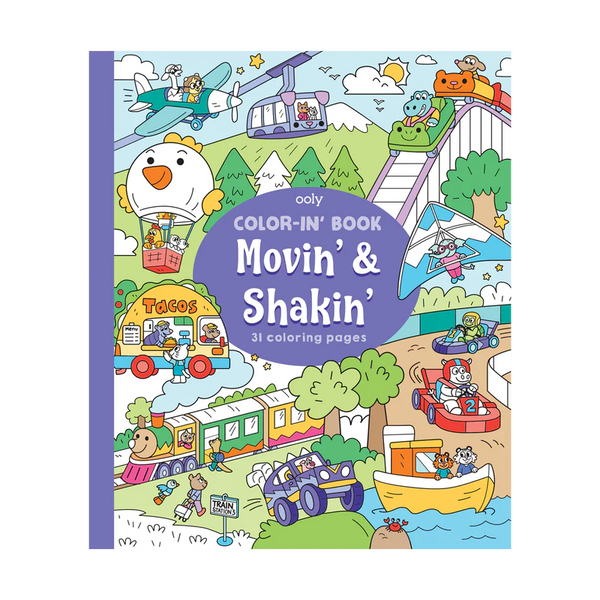 Colorin Book - Movin' & Shakin' - Born Childrens Boutique