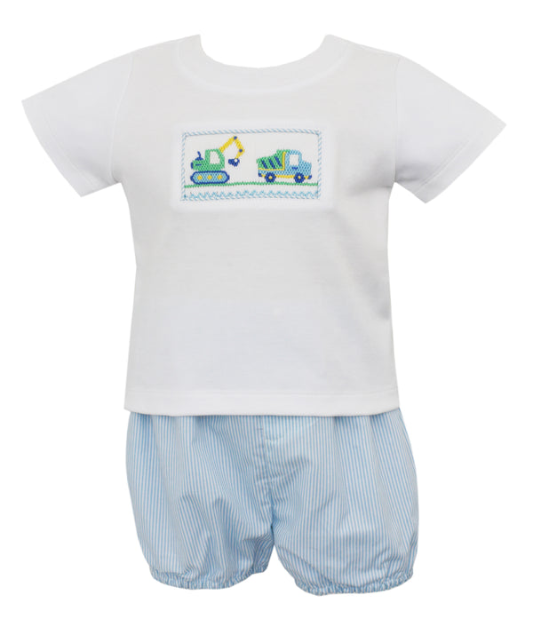 Trucks Boy Bloomer Set - Born Childrens Boutique