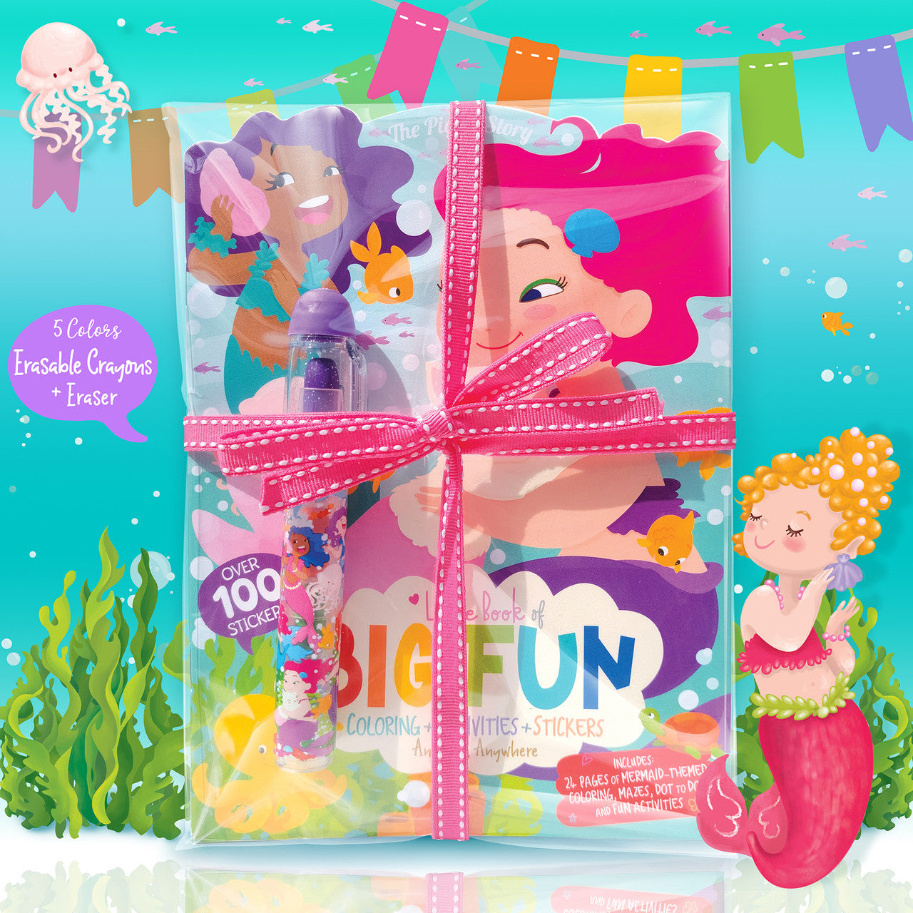Magical Mermaids Coloring Gift Pack for Kids - Born Childrens Boutique