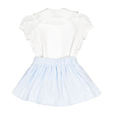 Pre-Order Charming Blue Velvet Girl Set - Born Childrens Boutique