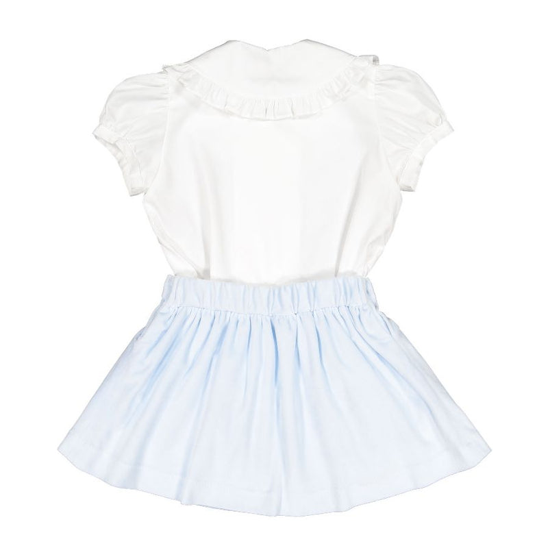 Pre-Order Charming Blue Velvet Girl Set - Born Childrens Boutique