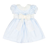 Pre-Order Charming Blue Velvet Dress - Born Childrens Boutique