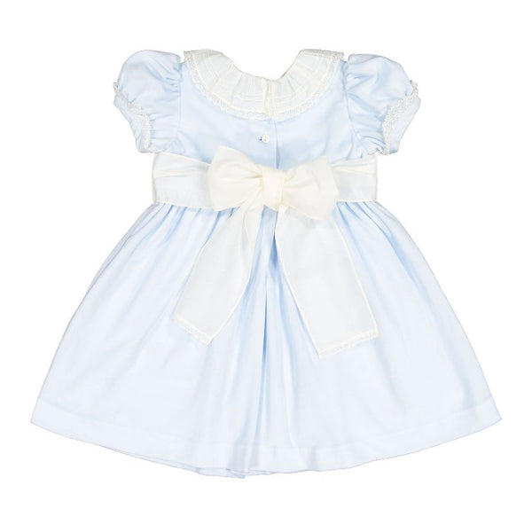 Pre-Order Charming Blue Velvet Dress - Born Childrens Boutique