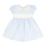 Pre-Order Charming Blue Velvet Dress - Born Childrens Boutique