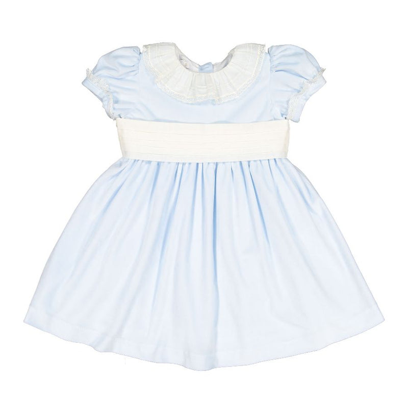 Pre-Order Charming Blue Velvet Dress - Born Childrens Boutique