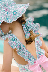 Pre-Order Aqua Betsy Swimsuit - Born Childrens Boutique