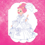 Little Fashionista Goes to France Color Book & Stickers - Born Childrens Boutique