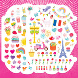 Little Fashionista Goes to France Color Book & Stickers - Born Childrens Boutique