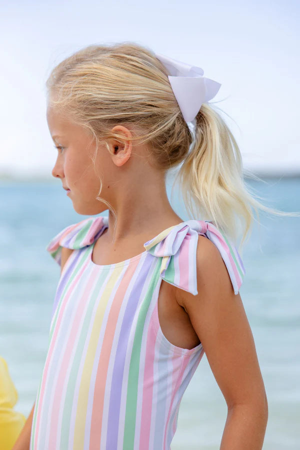 Edisto Beach Bathing Suit - Southampton Stripe - Born Childrens Boutique