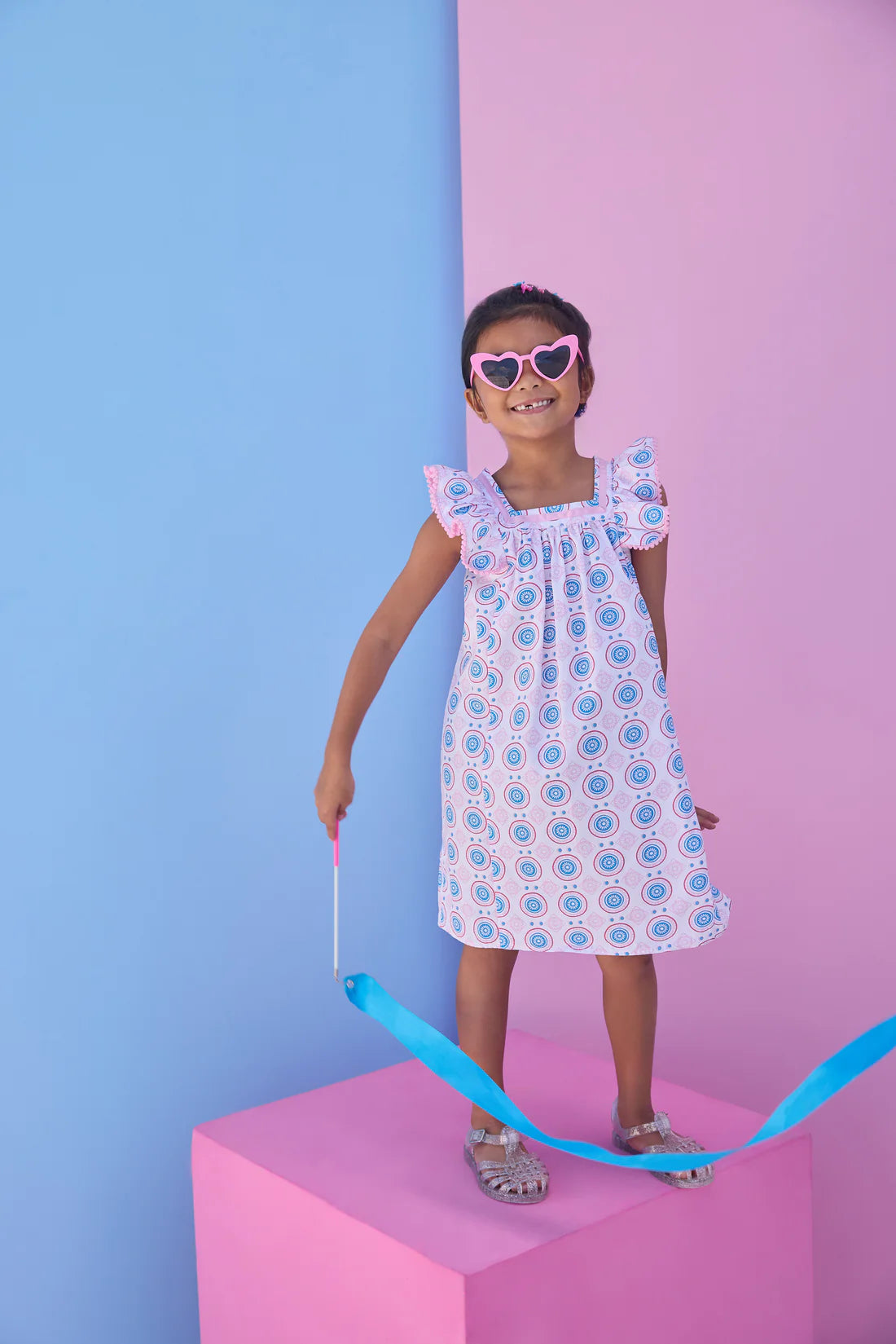 Victoria Dress - Jaipur Pop - Born Childrens Boutique