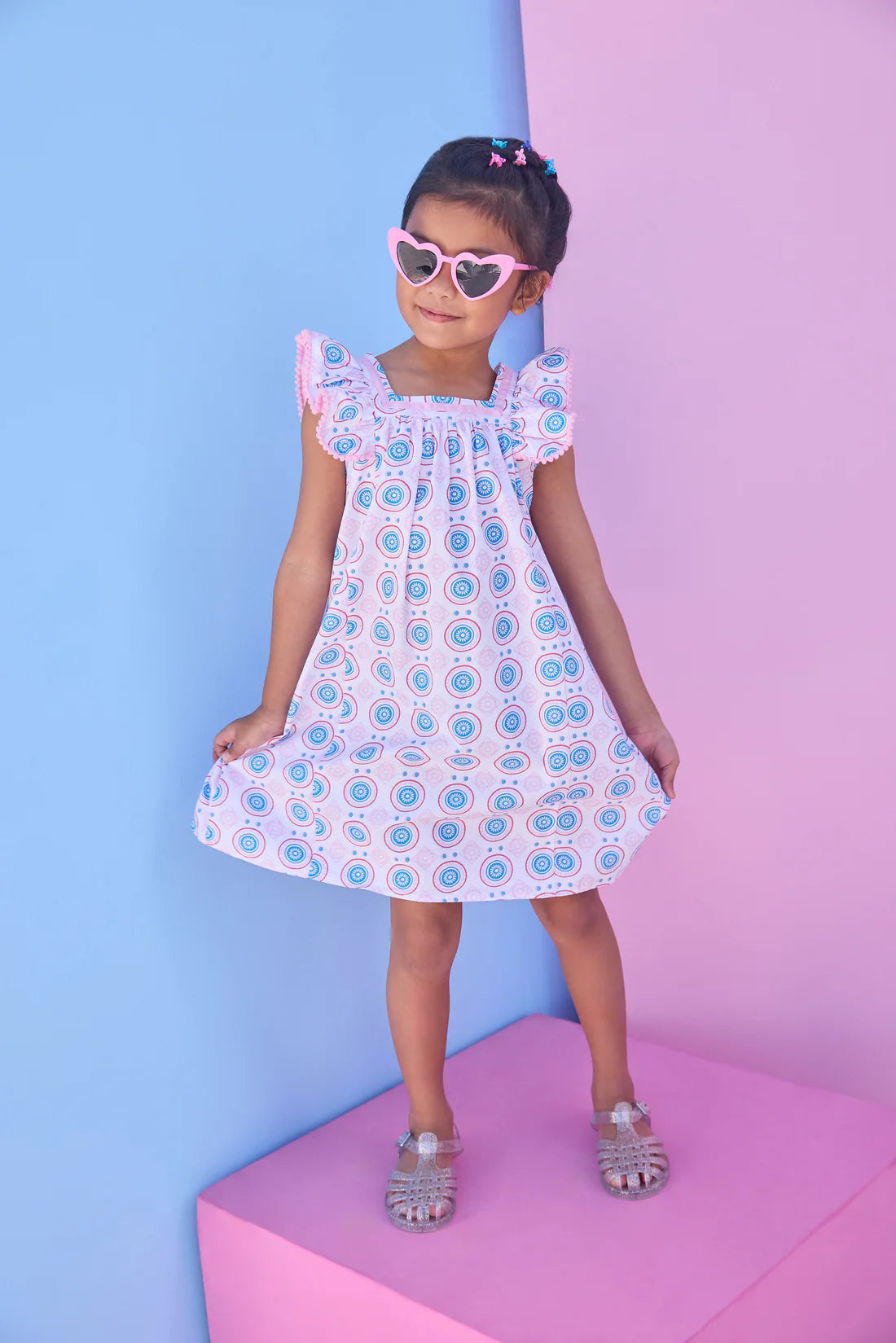 Victoria Dress - Jaipur Pop - Born Childrens Boutique