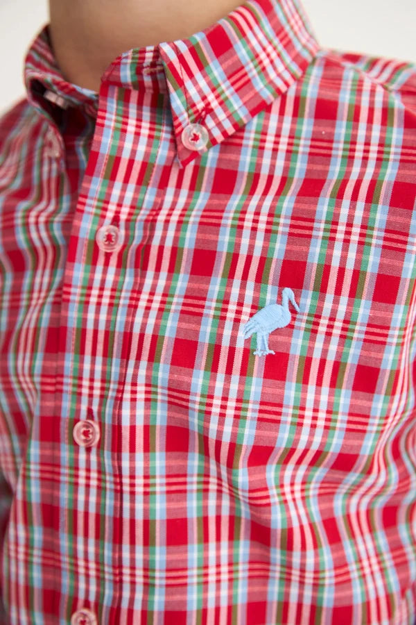 Deans List Dress Shirt Woodspoint Plaid
