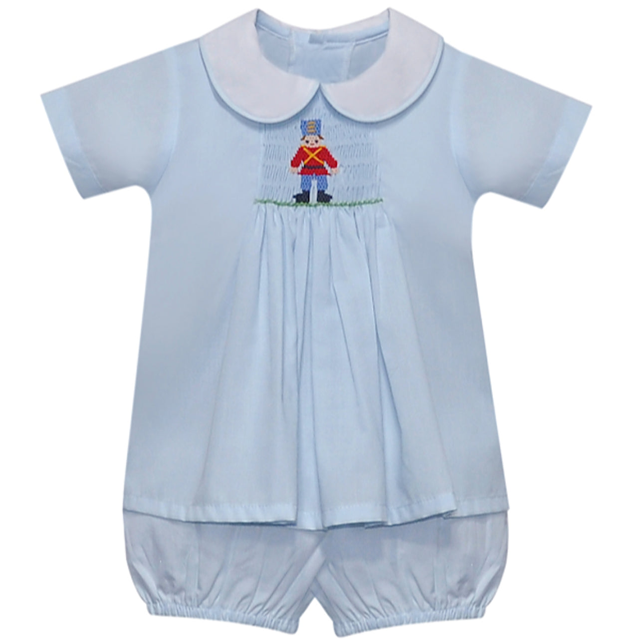 Shay Apron Short Set - Soldier - Born Childrens Boutique