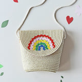 Ric Rac Rainbow Basket Bag - Born Childrens Boutique