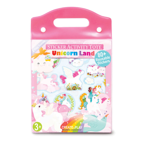 Unicorn Land Sticker Activity Tote - Born Childrens Boutique
