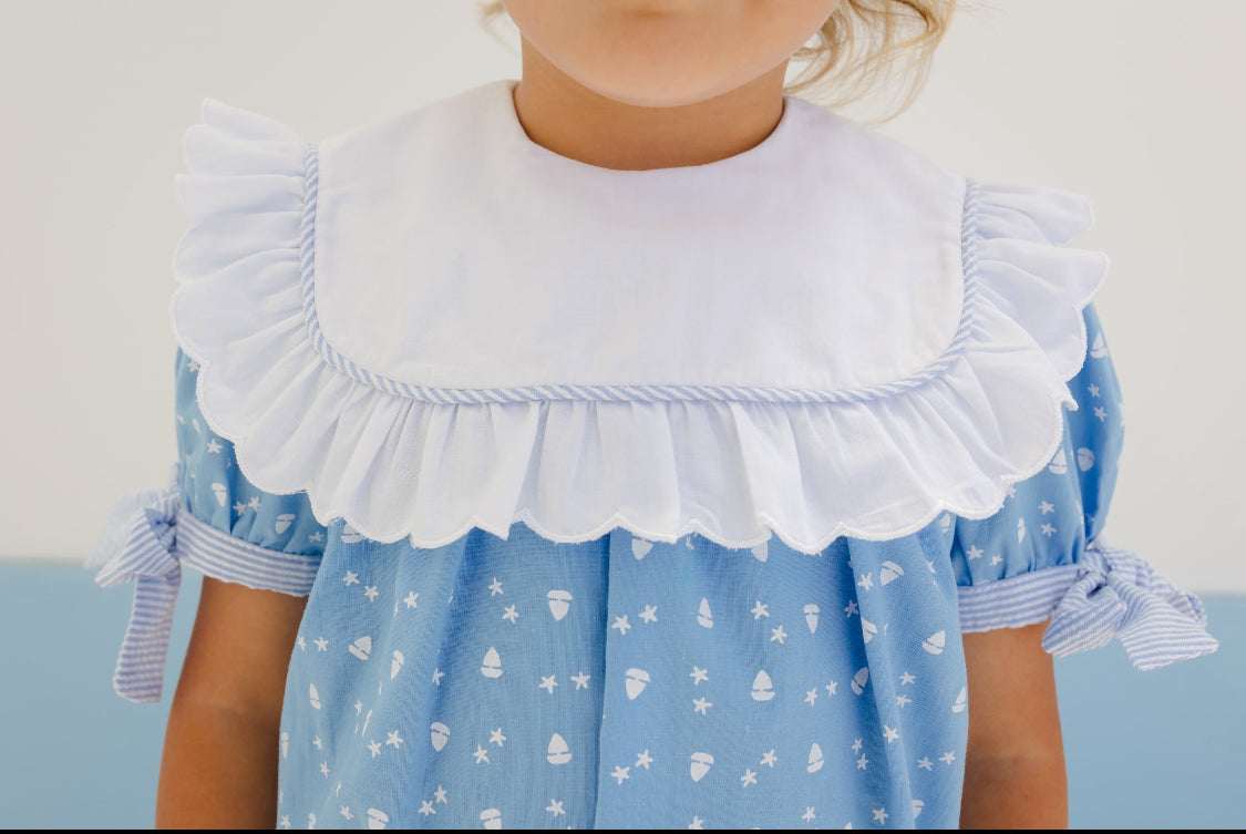 Blue Sea Romper - Born Childrens Boutique
