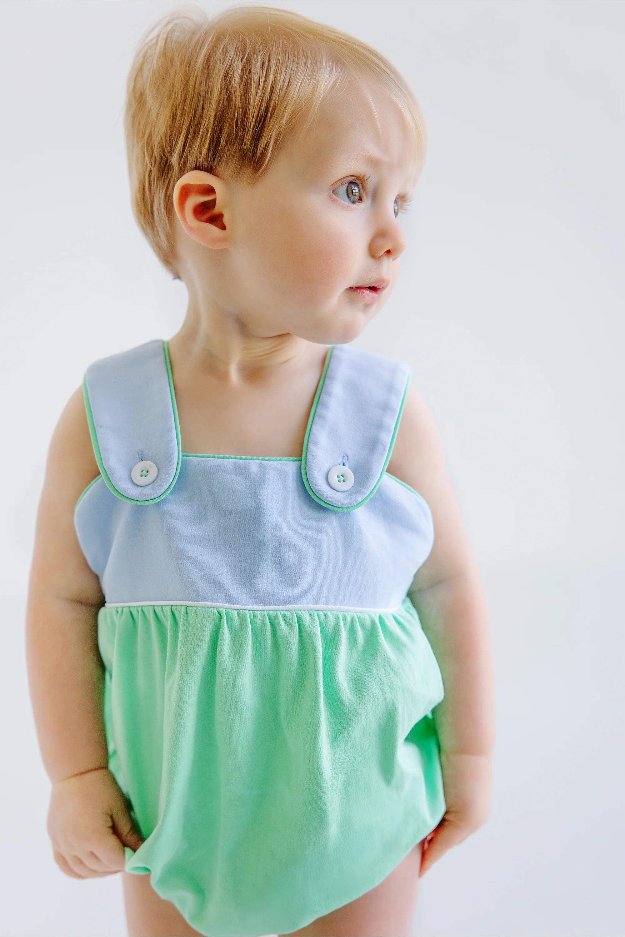 Bingham Bubble Beale Street Blue and Grace Bay Green - Born Childrens Boutique